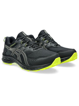 ASICS - Men Gel-Venture 9 Waterproof Black/Cool Matcha Running Shoes