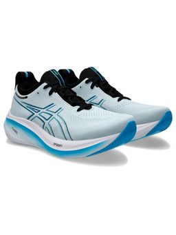 ASICS - Men Gel-Nimbus 26 Blue/Bright Cyan Running Shoes