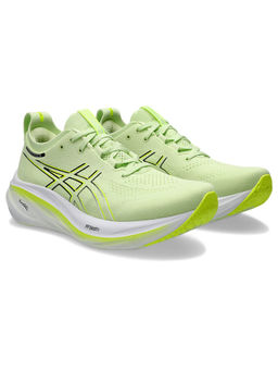 ASICS - Men Gel-Nimbus 26 Green/White Running Shoes