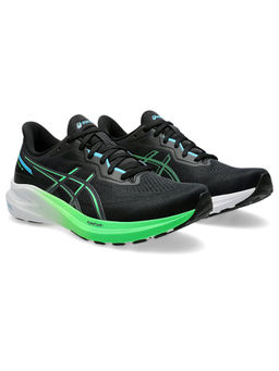 ASICS - Men Gt-1000 13 Black/Digital Aqua Running Shoes
