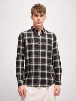 The Bear House - Checked Slim Fit Casual Shirt