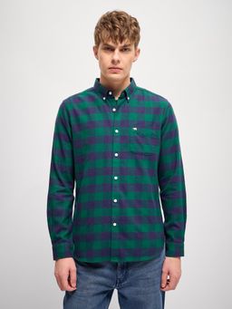 The Bear House - Checked Slim Fit Casual Shirt