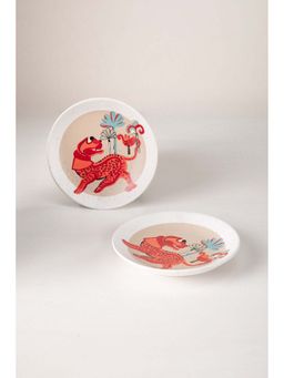 Freedom Tree - Red Quirky Ceramic Plates