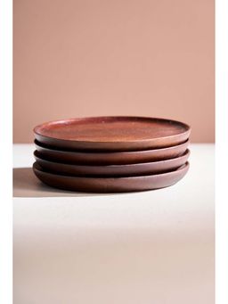 SG Home - Brown Solid Wood Tray