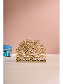 SG Home - Gold Solid Stainless Steel Napkin Stand