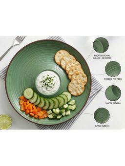 BODHI HOUSE - Green Solid Ceramic Plate