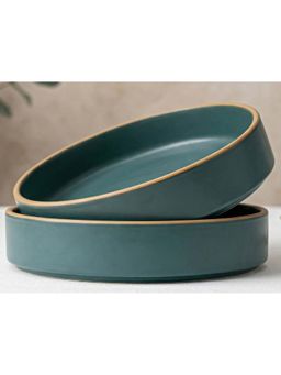 BODHI HOUSE - Teal Solid Ceramic Bowls