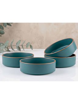 BODHI HOUSE - Teal Solid Ceramic Bowls