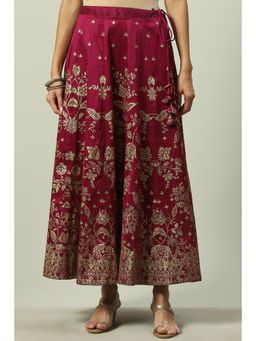 Biba - Pink Printed Skirt
