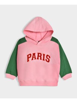 Mi Arcus - Pink Knitted Hoodie for Girls