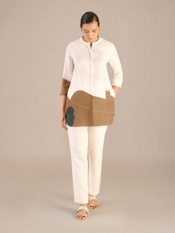 AMPM - Ivory Shireen Co-Ord (Set of 2)