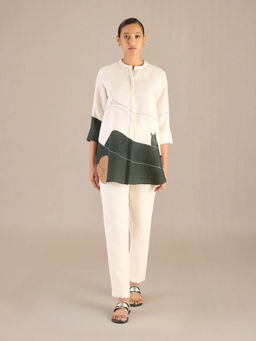 AMPM - Ivory Shireen Co-Ord (Set of 2)