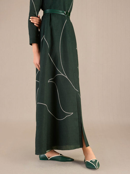 savana green dress Savana Halter Neck Wrap Dress Heavy Hues Label