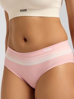 FEIER - Women Pink Everyday Stripe Hipster