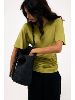 NA-KD - Short Sleeve Jersey Top-Bright Green