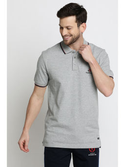 Van Heusen Innerwear - Men Athleisure Antiviral & Ultra Soft Polo T-Shirt - Grey