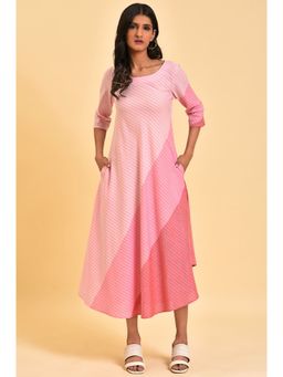 W - Pink Stripes Dress