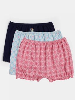 Jockey - D702 Disney Cotton Bloomers Skyway, Imperial Blue and Wild Rose (Pack of 3)