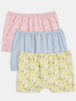 Jockey - D703 Disney Cotton Bloomers Lemon Meringue, Skyway and FairyTale (Pack of 3)