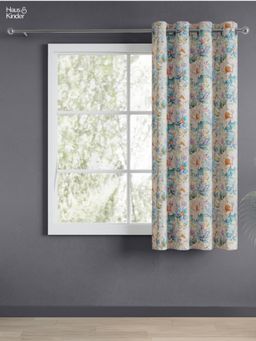 Haus & Kinder - Multi-Color BlossomSerenade Blackout Window Curtains Eyelet (5 Feet)