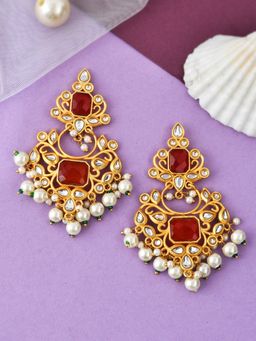 Silvermerc Designs - Ethnic Chandbali Earrings