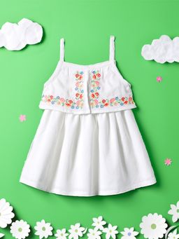 Nautinati - Layered Crepe A-Line Dress