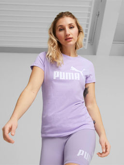 Puma - Ess Logo Womens Purple T-Shirt