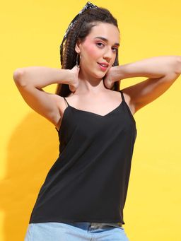 Oxolloxo - Women Black Solid Top