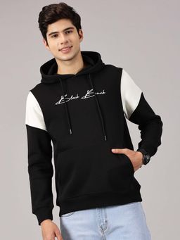 BLACK BUCK - Black Solid Hoodie for Men