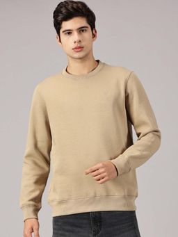 BLACK BUCK - Beige Solid Sweatshirt for Men