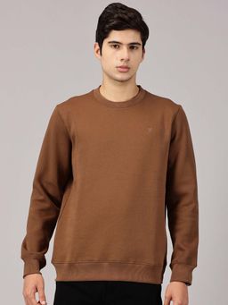 BLACK BUCK - Brown Solid Sweatshirt for Men