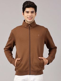 BLACK BUCK - Brown Solid Sweatshirt for Men
