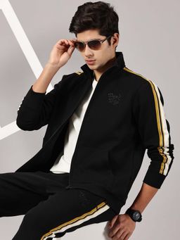 BLACK BUCK - Black Solid Sweatshirt for Men