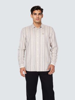 Wrangler - Men Striped Multi-Color Regular Fit Shirt