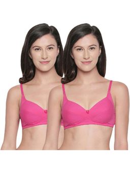 Bodycare - Perfect Coverage Padded Bra-Pack Of 2 - Pink