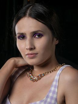 Odette - Double Layered Gold-Tone Necklace