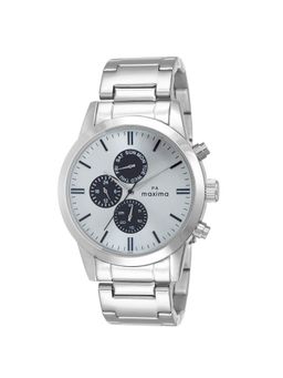 PA Maxima - Attivo Analog Watch for Men in Silver Dial Color