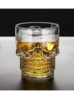 Melbify - Skull Beer Mug, 500 ML (Set Of 2)
