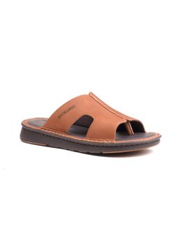 BUCKAROO - Trasso Tan Natural Leather Casual Open Sandals