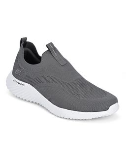 SKECHERS - Men BOUNDER Grey Slip On Casual Sneakers