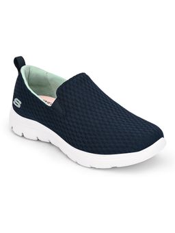 SKECHERS - Women SUMMITS Navy Blue Casual Slip On Sneakers