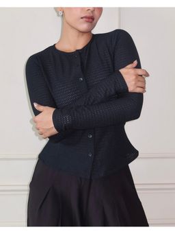 Off Duty India - Black Daylight Cardigan Top