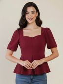Burgundy color option, Currently selected