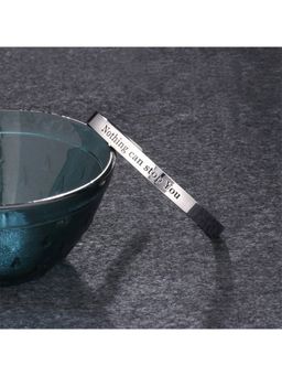 Yellow Chimes - Unisex Karma Bands Collection Engraved Stainless Steel Bracelet