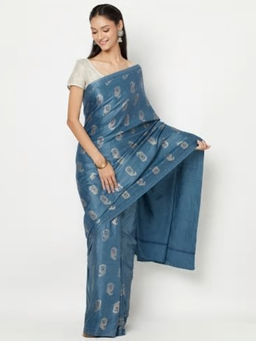 Fabindia - Silk Gajji Printed Sari