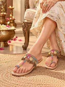 Sole House - Embroidery Gold Coin Nadia Kohlapuri