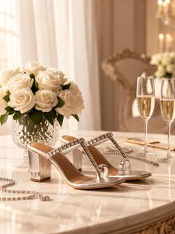 Sole House - Silver Sky Diamonds Heels