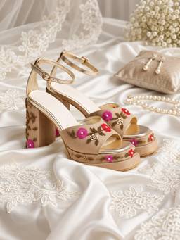 Sole House - Beige Lara Sandal Heels