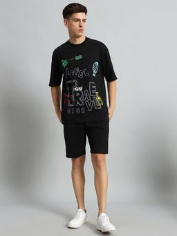 Griffel - Printed Black Co-Ord (Set of 2)