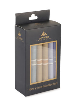 Alvaro Castagnino - Men Pack Of 6 Multi Coloured Handkerchiefs Gift Set